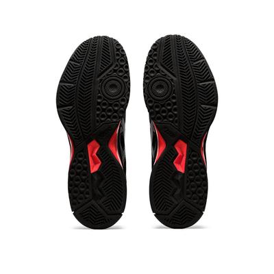 Asics Mens GEL-Rocket 9 Indoor Court Shoes - Black/Sunrise Red - main image