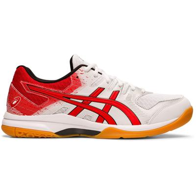 Asics Mens GEL-Rocket 9 Indoor Court Shoes - White/Classic Red - main image