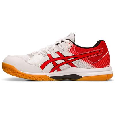 Asics Mens GEL-Rocket 9 Indoor Court Shoes - White/Classic Red