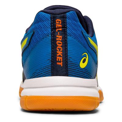 Asics Mens GEL-Rocket 9 Indoor Court Shoes - Electric Blue/Sour Yuzu - main image