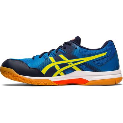 Asics Mens GEL-Rocket 9 Indoor Court Shoes - Electric Blue/Sour Yuzu - main image