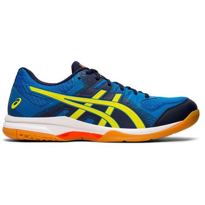 Asics Mens GEL-Rocket 9 Indoor Court Shoes - Electric Blue/Sour Yuzu - main image