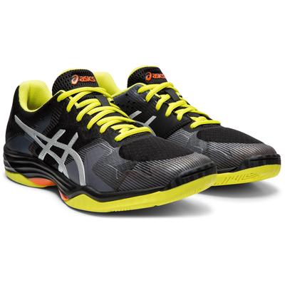 Asics Mens GEL-Tactic Indoor Court Shoes - Black/Silver - main image