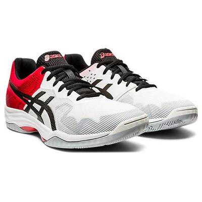 Asics Mens GEL-Tactic Indoor Court Shoes - White/Gunmetal - main image