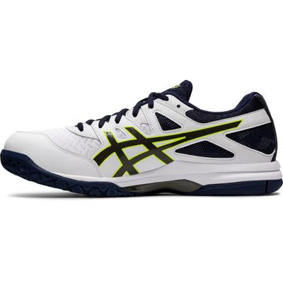 Asics Mens GEL-Task 2 Indoor Court Shoes - White/Gunmetal - main image