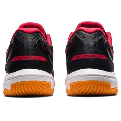 Asics Mens GEL-Rocket 10 Indoor Court Shoes - Black/Electric Red - main image
