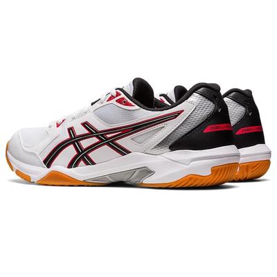 Asics Mens GEL-Rocket 10 Indoor Court Shoes - White/Classic Red - main image