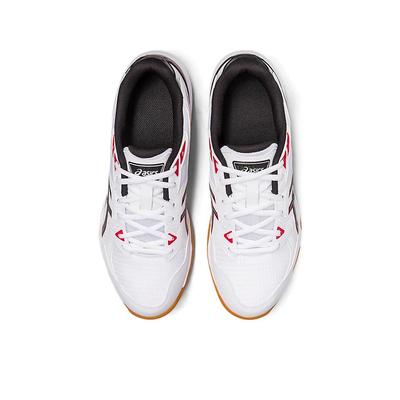 Asics Mens GEL-Rocket 10 Indoor Court Shoes - White/Classic Red - main image