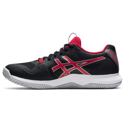 Asics Mens GEL-Tactic Indoor Court Shoes - Black/Electric Red - main image