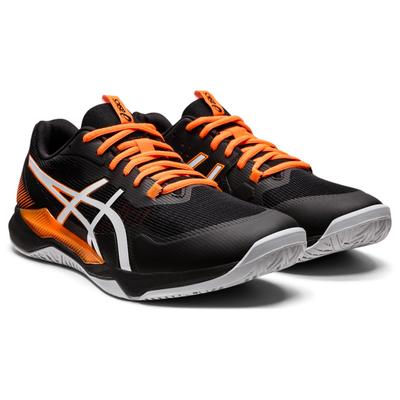 Asics Mens GEL-Tactic Indoor Court Shoes - Black/Orange