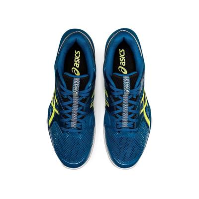 Asics Mens GEL-Blade 8 Indoor Court Shoes - Deep Sea Teal/Glow Yellow - main image