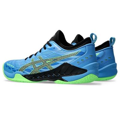 Asics Mens Blast FF 3 Indoor Court Shoes - Waterscape/Lime Burst - main image