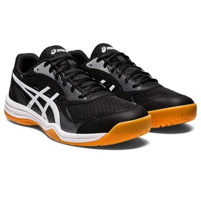 Asics Mens Upcourt 5 Indoor Court Shoes - Black/White - main image