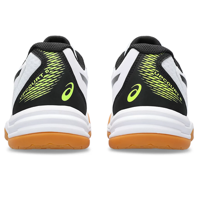 Asics Mens Upcourt 5 Indoor Court Shoes - Safety Yellow/White - main image