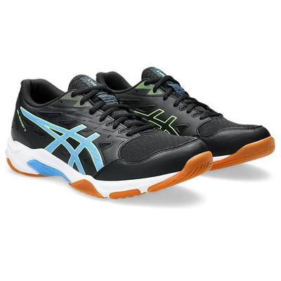 Asics Mens GEL-Rocket 11 Indoor Court Shoes - Black/Waterscape - main image