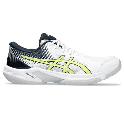 Asics Mens Beyond FF Indoor Court Shoes - White/Glow Yellow - main image