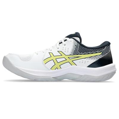 Asics Mens Beyond FF Indoor Court Shoes - White/Glow Yellow - main image