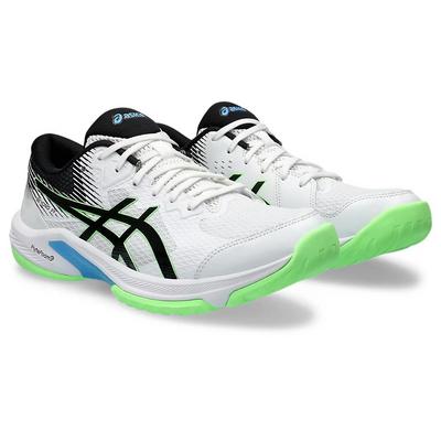 Asics Mens Beyond FF Indoor Court Shoes - White/Lime Burst - main image