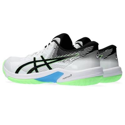 Asics Mens Beyond FF Indoor Court Shoes - White/Lime Burst - main image