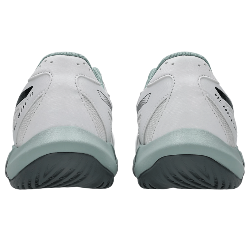 Asics Mens GEL-Rocket 12 Indoor Court Shoes - White/Steel Grey - main image
