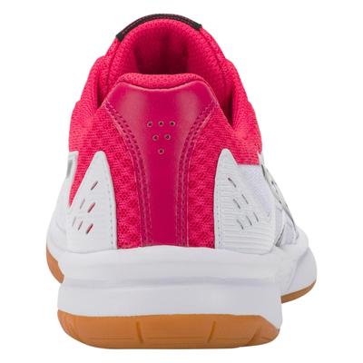 Asics Womens Upcourt 3 Indoor Court Shoes - White/Pixel Pink - main image