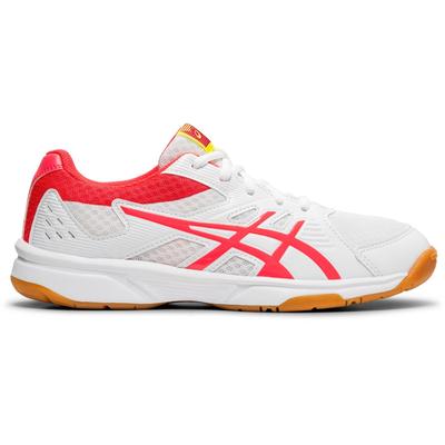 Asics Womens Upcourt 3 Indoor Court Shoes - White/Laser Pink - main image