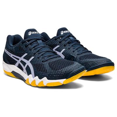Asics Womens GEL-Blade 7 Indoor Court Shoes - French Blue/Lilac Opal