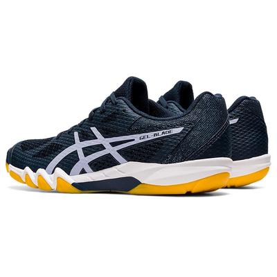 Asics Womens GEL-Blade 7 Indoor Court Shoes - French Blue/Lilac Opal - main image