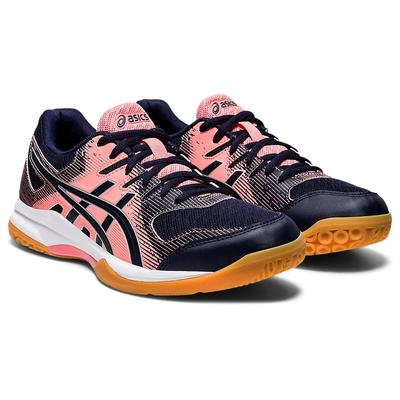 Asics Womens GEL-Rocket 9 Indoor Court Shoes - Guava/Midnight - main image