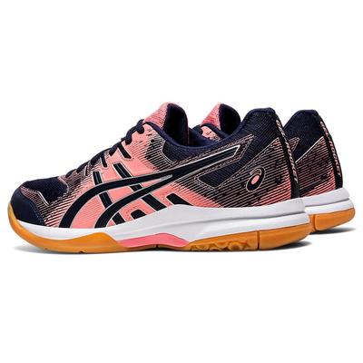 Asics Womens GEL-Rocket 9 Indoor Court Shoes - Guava/Midnight - main image