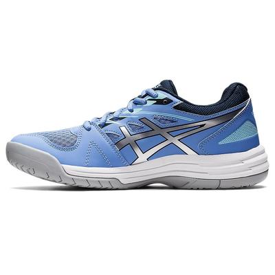 Asics Womens Upcourt 4 Indoor Court Shoes - Periwinkle Blue/Pure Silver - main image