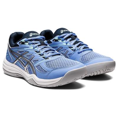 Asics Womens Upcourt 4 Indoor Court Shoes - Periwinkle Blue/Pure Silver - main image