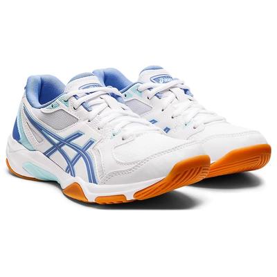 Asics Womens GEL-Rocket 10 Indoor Court Shoes - White/Periwinkle Blue - main image