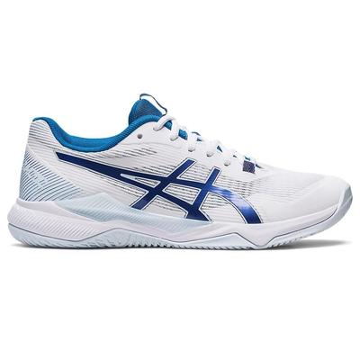 Asics Womens GEL-Tactic Indoor Court Shoes - White/Indigo Blue - main image