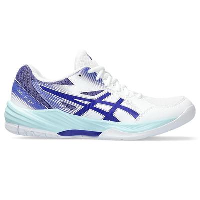 Asics Womens GEL-Task 3 Indoor Court Shoes - White/Eggplant - main image