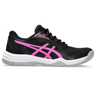 Asics Womens Upcourt 5 Indoor Court Shoes - Black/Hot Pink - main image