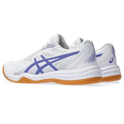 Asics Womens Upcourt 5 Indoor Court Shoes - White/Blue Violet - main image