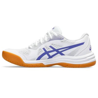 Asics Womens Upcourt 5 Indoor Court Shoes - White/Blue Violet - main image