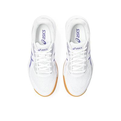 Asics Womens Upcourt 5 Indoor Court Shoes - White/Blue Violet - main image