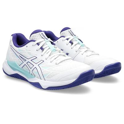 Asics Womens GEL-Tactic 12 Indoor Court Shoes - White/Eggplant - main image