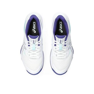 Asics Womens GEL-Tactic 12 Indoor Court Shoes - White/Eggplant - main image