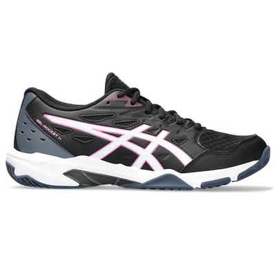Asics Womens GEL Rocket 11 Indoor Court Shoes Black White