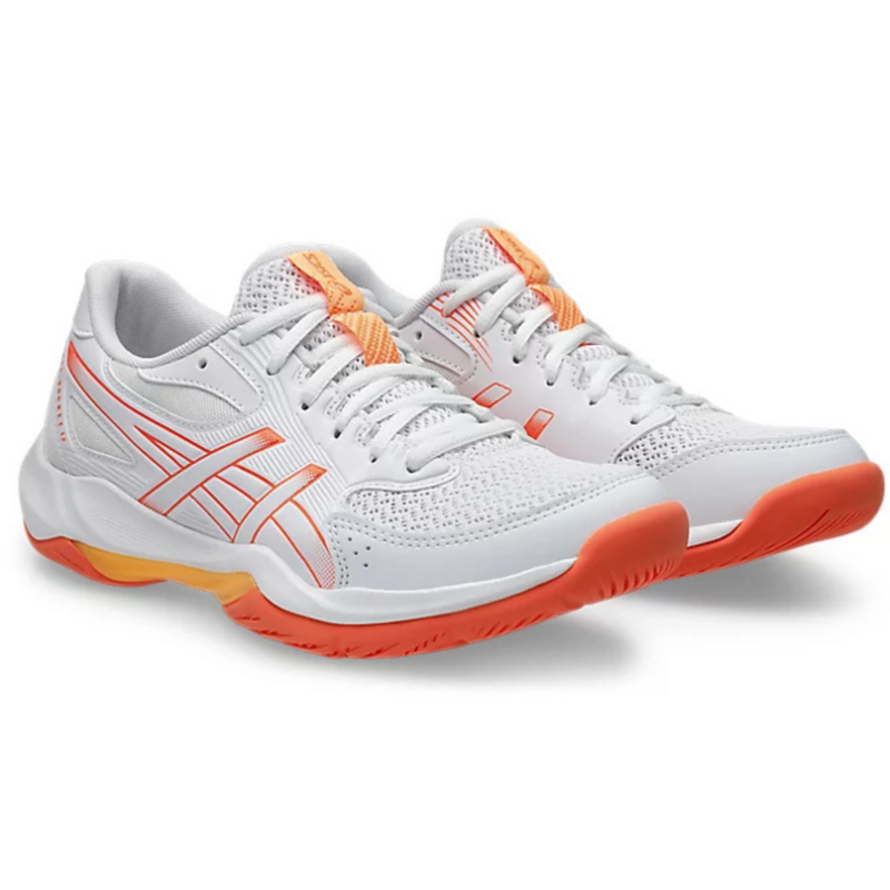Asics Womens GEL-Rocket 12 Indoor Court Shoes - White/Coral - main image
