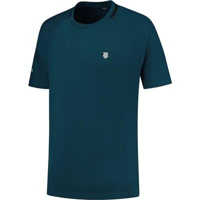 K-Swiss Mens Hypercourt Double Crew Tee - Dark Blue - main image