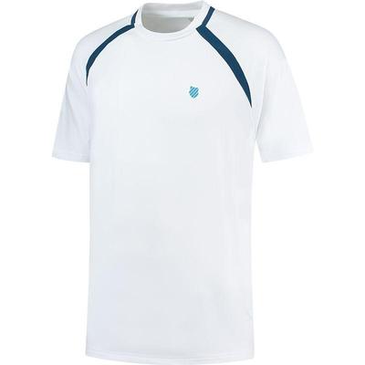 K-Swiss Mens Hypercourt Mesh Crew Tee - White - main image