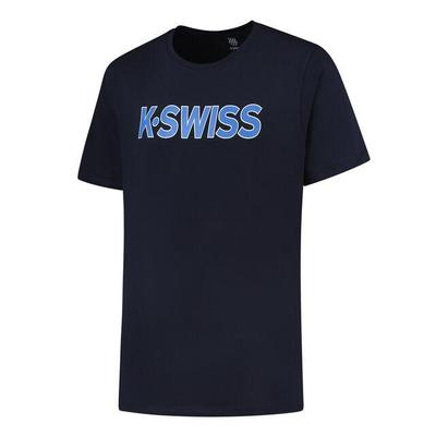K-Swiss Mens Essentials Tee - Navy/White - main image