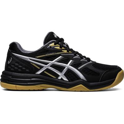 Asics Kids Upcourt 4 GS Indoor Court Shoes - Black/Pure Silver - main image
