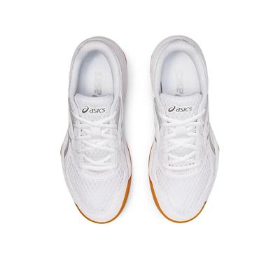 Asics Kids Upcourt 5 Indoor Court Shoes - White/Pure Silver - main image