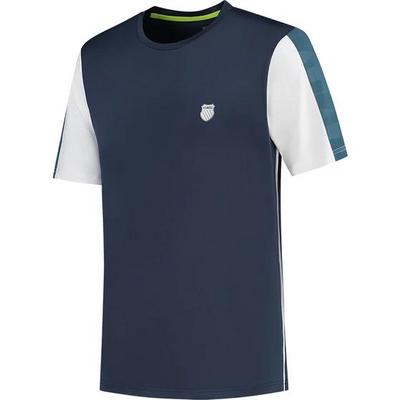 K-Swiss Mens Hypercourt 3 Crew Tee - Navy - main image