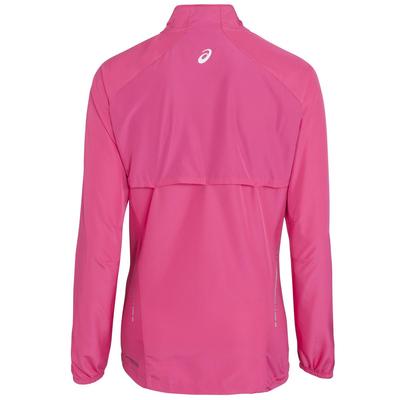 Asics Womens Woven Running Jacket - Magenta - main image